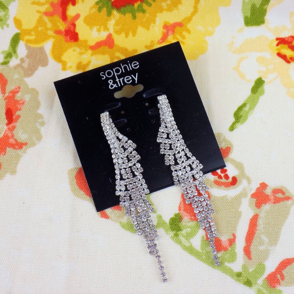 Sophie and Trey rhinestone earrings